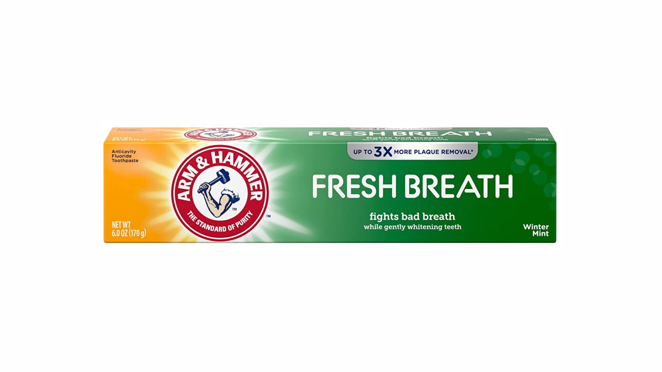 packet of arm & hammer advance white breath freshening toothpaste 6 oz